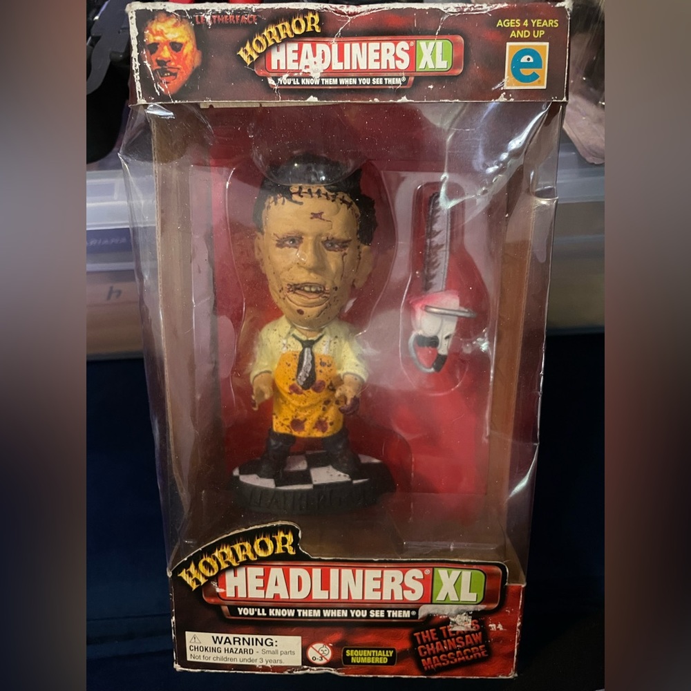1999 Horror Headliners XL Texas CHAINSAW MASSACRE “LEATHERFACE“